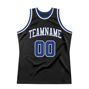 2023-24 vente en gros de haute qualité respirant bleu et blanc maillot de basket-ball réversible grande taille uniforme de basket-ball réversible - Product Image 2
