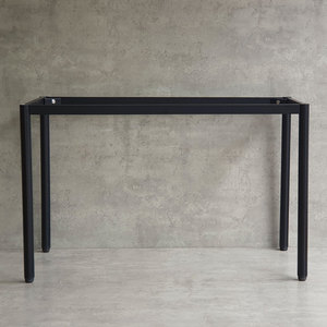 OMA I System 120x60cm Industrial Dining Table with Steel Assembly Legs <b>Powder</b> Coated HCOM002-<b>Cast</b> Iron and Aluminium - Product Image 5