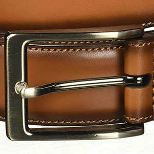 Cinturón de Cuero Simple y Resistente para Hombre, Perfecto para Combinar con Jeans, Pantalones de Vestir y Uniformes, Ajuste Cómodo para Todo el Día - Product Image 4