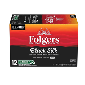 กาแฟฟอลเจอร์ส แบล็ค ซิลค์ ดาร์กโรสต์ 12 แคปซูลแบบเคียวริก เค-คัพ - Product Image 5