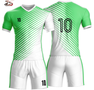 ชุดยูนิฟอร์มฟุตบอลผ้าโพลีเอสเตอร์ออกแบบได้ตามต้องการมีโลโก้100% มาใหม่ - Product Image 4