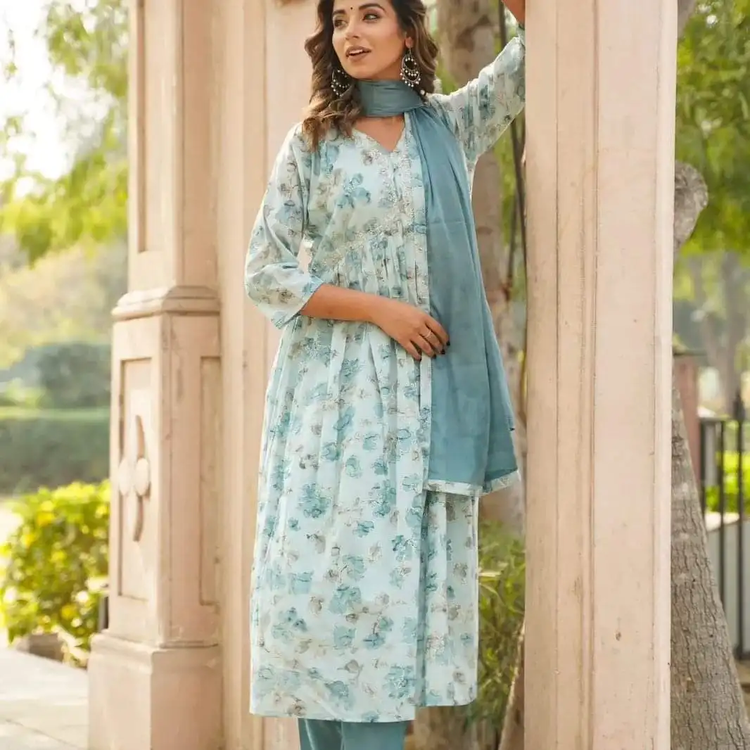 Anarkali Salwar Kameez desainer eksklusif baru untuk pesta pernikahan Harga terjangkau spesial dari eksportir India dan pemasok OEM