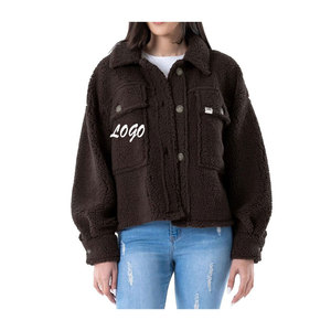 Women's Sherpa <b>Fleece</b> <b>Jacket</b> Breathable Reversible Waterproof Quick Dry High Quality Wool <b>Lining</b> Made in Sialkot - Product Image 6