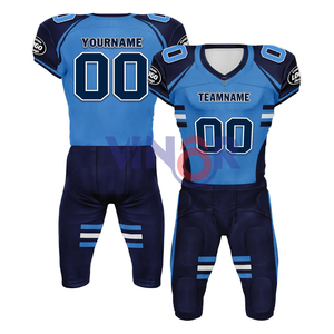 Uniforme de Fútbol Americano Personalizado con Diseño OEM Nuevo, Transpirable, con Logotipo Personalizado Impreso por Transferencia de Calor, Manga Corta, para Clubes y Equipos Adultos - Product Image 5