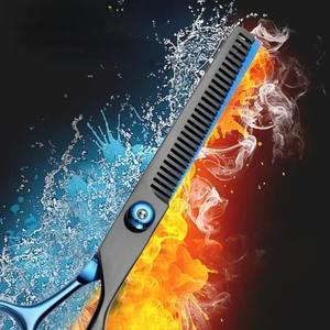 Tijeras de Pelo Profesionales de 6.5 Pulgadas, Tijeras de Peluquería para Adelgazar y Cortar el Cabello, Juego de Tijeras de Barbero, Herramientas de Salón - Product Image 1