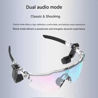 Lunettes GT13 avec écouteurs 2 en 1, haut-parleur stéréo à conduction osseuse, musique, appels, lunettes intelligentes, sport, étanches IPX4, oreille ouverte, portée de 10 m