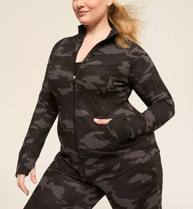 Chaqueta de Invierno con Cremallera, Polar, 100% Poliéster, Ajustada, Deportiva, para Gimnasio, para Mujer de Talla Grande, con Bolsillos, MOQ Pequeño - Product Image 4