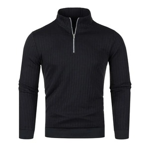 Customize Casual Design Men's Sweatshirt Premium Quality Zipper Sweatshirts 100% Cotton Breathable Men's Shirts - Product Image 4
