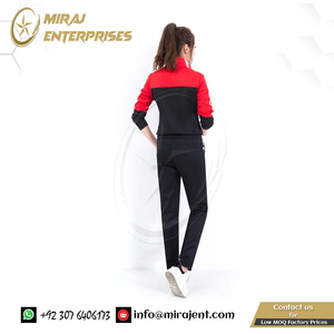 ชุดกีฬาสำหรับนักเรียนหญิงเสื้อสเวตเตอร์กางเกงเข้ารูปสำหรับเด็กผู้หญิงวัยรุ่นชุดออกกำลังกายเย็บต่อกันใหม่สำหรับฤดูใบไม้ผลิและฤดูใบไม้ร่วง - Product Image 4