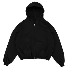2025 nouveau Style hommes fermeture éclair extérieur sweats à capuche motif solide plaine teint Technique pour l'hiver bas prix - Product Image 4