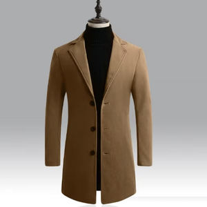 Men Stylish Trench <b>Coat</b> Casual <b>Long</b> Overcoat Fashion Winter Jacket - Product Image 6