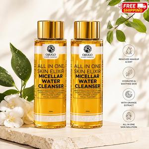 Elimina sin Esfuerzo las Impurezas de la Piel, Apto para Todo Tipo de Piel, Tónico Micelar X2, Sin Jabón, Extracto de Naranja, Aceite Limpiador Profundo - Product Image 1