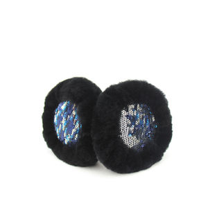 ที่ปิดหู ปักโลโก้ แบรนด์ส่วนตัว อุปกรณ์เสริมฤดูหนาว ผ้าคุณภาพสูง อุ่นสบาย ขายส่งจำนวนมาก - Product Image 1