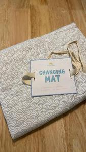 Emballage <span class=keywords><strong>de</strong></span> manches en papier Kraft recyclé imprimé personnalisé pour couches <span class=keywords><strong>de</strong></span> bébé Portable, tapis à langer - Product Image 5