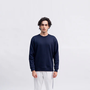 Sweat-shirt en coton éponge français de haute qualité pull modeste surdimensionné impression de logo personnalisé fabriqué par Huzaifa produits - Product Image 1