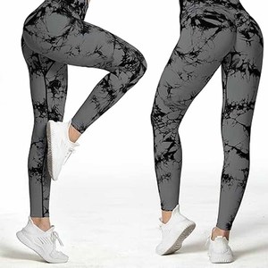 Nouveau design de haute qualité sans couture avant pantalon de yoga taille haute leggings de levage des fesses pantalon de yoga pour les femmes fabriqué par robe de sport - Product Image 6