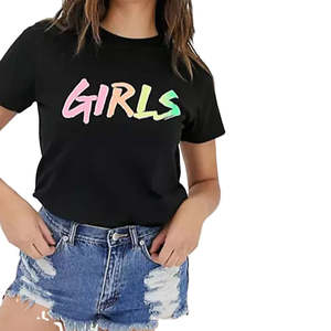 Performance Fit 95% coton 5% Spandex ajusté mancherons Raglan en forme de col rond femmes Obscure gris Scoop ourlet Crop T-Shirt - Product Image 4