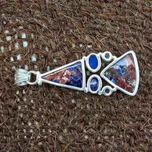 สร้อยคอจี้อัญมณีหลากสีแฟชั่นทันสมัยสำหรับผู้หญิงและเด็ก925 - Product Image 5