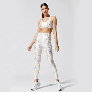 Ensemble de yoga sexy respirant de haute qualité à la vente chaude pour femmes, vêtements de sport de gym, spandex/polyester, produits Huzaifa - Product Image 5