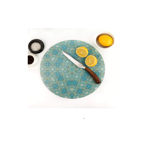 Hot <b>Sale</b> Personalized Sublimation Round Shape <b>Wood</b> Chopping <b>Board</b> and Coaster Printed Design Pieces - Product Image 4