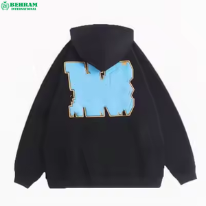 Sweat-shirts à capuche gaufrés pour adultes, fabrication pakistanaise, impression numérique de haute qualité, molleton de coton 400 GSM, tissu éponge français, séchage rapide - Product Image 6