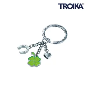 Portachiavi e Moschettoni Promozionali Personalizzati Glcksbringer Klee, Gadget Personalizzabili per Moschettoni - Product Image 1