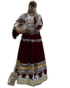 2025 conceptions personnalisées broderie moderne Style afghan à la main afghan Kuchi robe de mariée couleur rose robes de soirée pour les femmes - Product Image 1