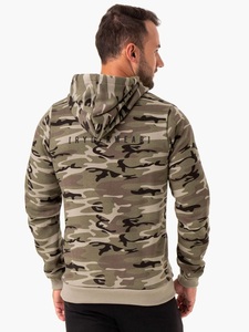 Sudadera con Capucha con Estampado de Jungla, Estilo Urbano, Tejido Grueso, 100% Algodón, Sudadera con Capucha y Cremallera, Estilo Vintage, Doble Capa, Personalizada para Hombre - Product Image 2