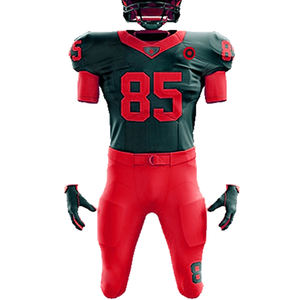 Maillot de football américain pour jeunes, vente en gros, uniforme unisexe de football américain, ensemble 100% Polyester - Product Image 1