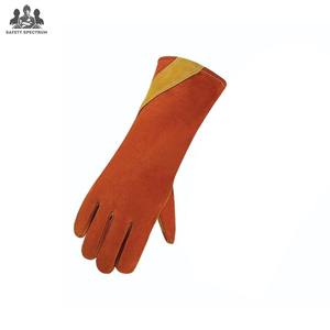 Gants de soudage de sécurité en cuir de vachette de qualité supérieure pour le sport, écologiques, respirants, anti-aiguilles, toutes saisons, vintage - Product Image 3