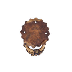 Heurtoir de porte en laiton antique de concepteur fait à la main de Shubham détails ornés pour une entrée élégante marron - Product Image 4