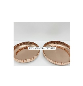 Plateau à chocolat rectangulaire en métal au design classique, plateau écologique, plateau de service pour collations, pour les fournitures de traiteur, approvisionnement direct d'usine - Product Image 6