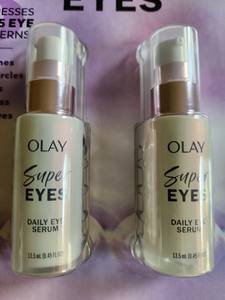 (Lot de 2) Olay Super Serum Crème pour les yeux, vitamine C et niacinamide Sérum quotidien pour les yeux, 0.45 floz - Product Image 5