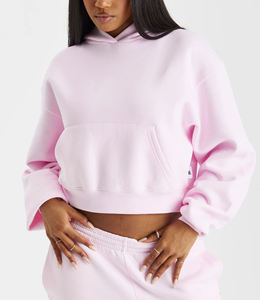 Sweat-shirts unisexes en coton de haute qualité, chauds, respirants, pour l'hiver, 440 g/m², en molleton français, sans cordon - Product Image 6