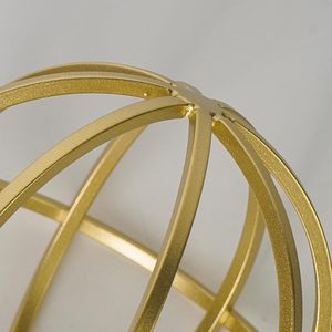 New Design Decorative Luxury Silver <b>Metal</b> Globe Sphere for Table Tabletop Free Sample on Hot Sale - Product Image 5