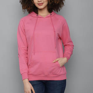 Señoras algodón cómodo Sudadera con capucha para niñas logotipo personalizado mujeres sudaderas con capucha de moda mujeres pulóver sudaderas con capucha transpirables - Product Image 1