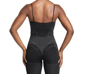 Conjunto Deportivo Informal Ecológico y Transpirable para Yoga con Cierre de Cordón y Logotipo Frontal, Ideal para el Gimnasio y la Calle - Product Image 2