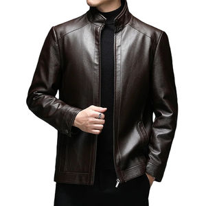 Logo personnalisé 2024 dernière conception veste en cuir pour hommes disponible pour une tenue décontractée à bas prix respirant personnalisé mode OEM - Product Image 6