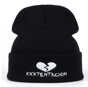 Bonnet d'hiver unisexe fait main avec broderie de logo personnalisé, motif de caractères indiens, 100 % acrylique, style d'image au choix du créateur - Product Image 3