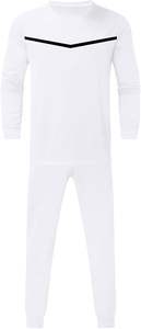 Nueva moda Color sólido ligero invierno Casual Atlético Jogger deportes chándal tela 100% poliéster hombres chándal - Product Image 5