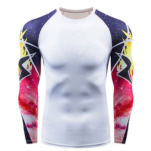 Superventas alta calidad logotipo personalizado Rash Guard Slim Fit transpirable tendencia superior nueva llegada cómodo deportes al por mayor - Product Image 1