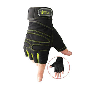 Venta caliente Entrenamiento de gimnasia Deportes Fitness Guantes de levantamiento de pesas Soporte de muñeca Guantes de levantamiento de pesas de 2 piezas - Product Image 4
