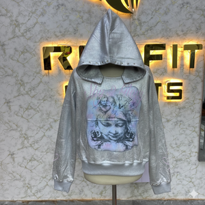 ออกแบบสไตล์ของคุณเอง เสื้อฮู้ดปักลายฤดูหนาว พิมพ์ลายตามสั่ง ผ้าฝ้ายฟลีซ 100% สตรีทแวร์ ยูนิเซ็กส์ - Product Image 4