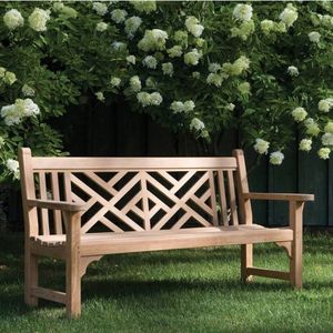 OUTDOOR WOODEN BENCH TEAK WOOD 3 SEATER MADE IN INDONESIA - Product Image 5