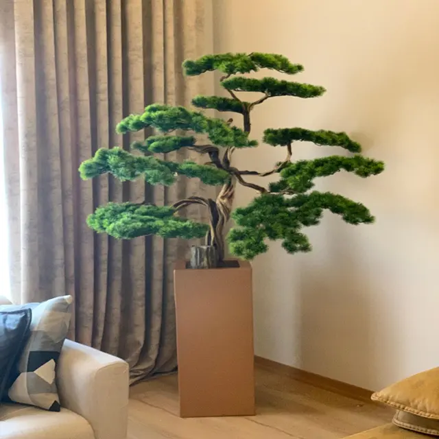 Doğal gövde ile lüks yapay ağaç el yapımı ve benzersiz en gerçekçi ağaç