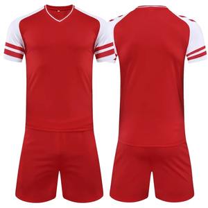 Camisetas de Fútbol para Hombre y Niños, Conjuntos de Ropa Deportiva de Manga Corta, Uniformes de Fútbol para Niños con Número de Equipo y Logotipo - Product Image 1