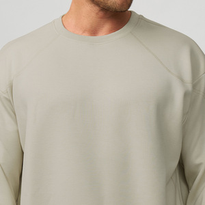 สเวตเตอร์คอปกของผู้ชาย, สเวตเชิ้ตแขนยาวผ้าฟลีซเสื้อสวมหัวลำลองระบายความร้อนเสื้อกันหนาวผ้าฝ้าย1100% ระบายอากาศ - Product Image 5