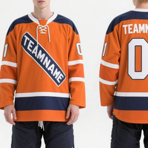 Maillots de hockey sur glace de haute qualité, vente en gros, design personnalisé, maillot de hockey sur glace pour adultes, Capitals, séchage rapide, respirant, 100% polyester - Product Image 3