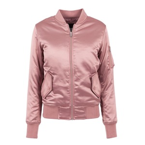 Chaqueta Bomber para mujer con logotipo personalizado y Color, chaqueta Bomber clásica a la moda, abrigo, ropa, prendas de vestir, chaqueta Bomber con cremallera para mujer - Product Image 2