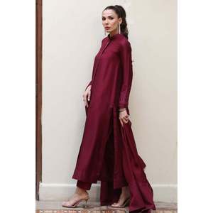 Conjunto de Camisa de Manga Larga y Dupatta de Crepé Transpirable para Mujer, Estilo Casual de Otoño, Marca Penelope - Product Image 3